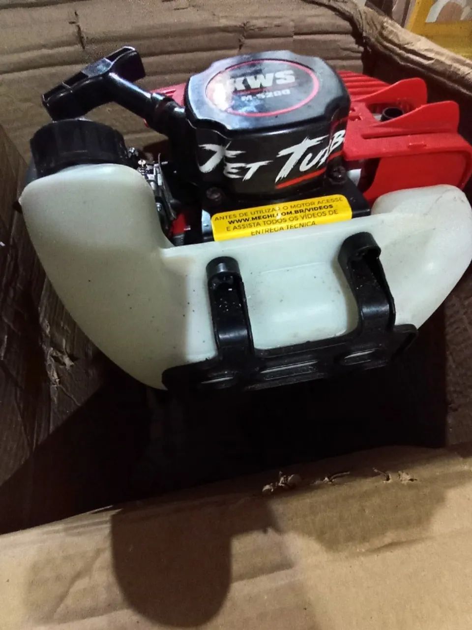 Caiaque duplo adaptado para pesca com motor kawashima jet turbo 51,7 cc 2T  - Foto 4
