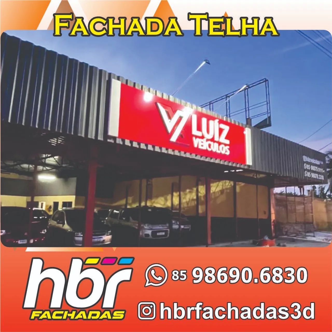 Letra Caixa 3D ACM - Acrilico - PVC EXPANDIDO e etc / Totens / Toldos - Foto 5