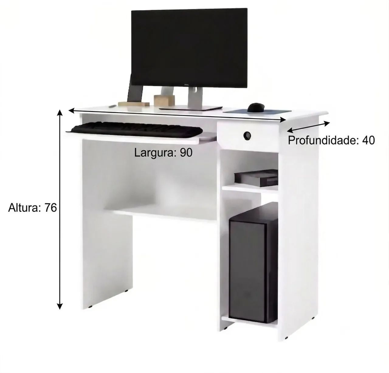 Mesa para PC Computador Escrivaninha Nova