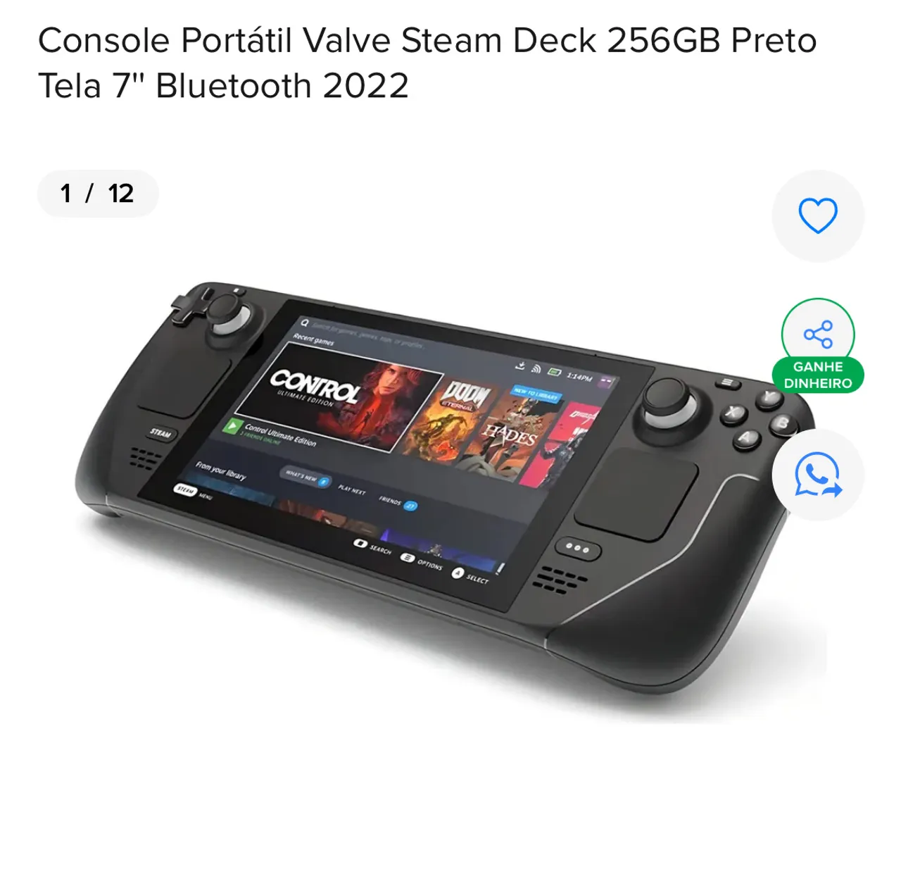 STEAM DECK OLED 512GB (3 MESES) - Consoles de Vídeo Game - Tatuapé