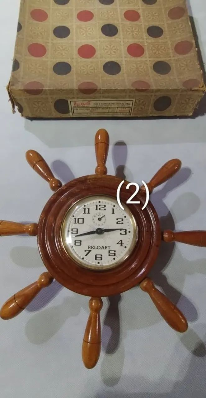 Relógio Despertador Vintage Reloart - Mais de 4 décadas - Corda Manual - Foto 4