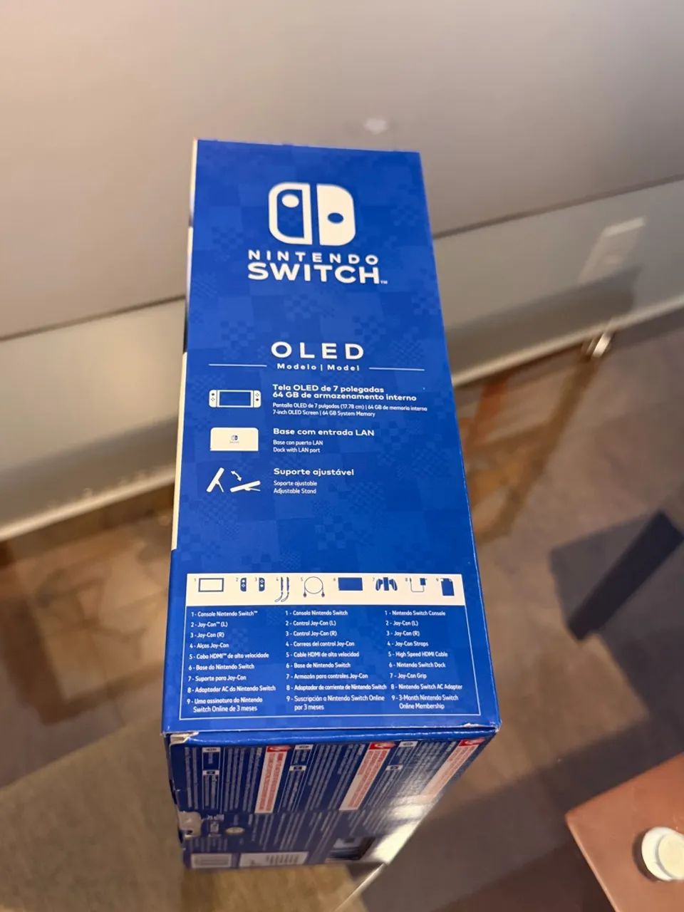 Nintendo Switch Console Oled 64gb Branco - Foto 5