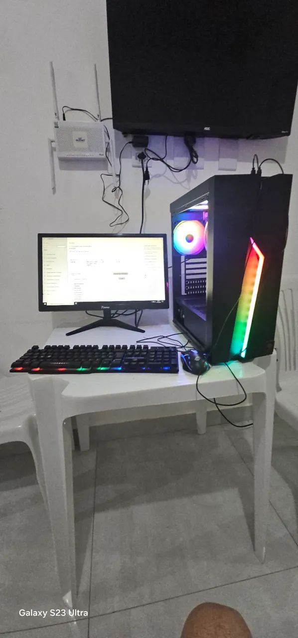 pc completo pronto para trabalho e estudos  - Foto 5