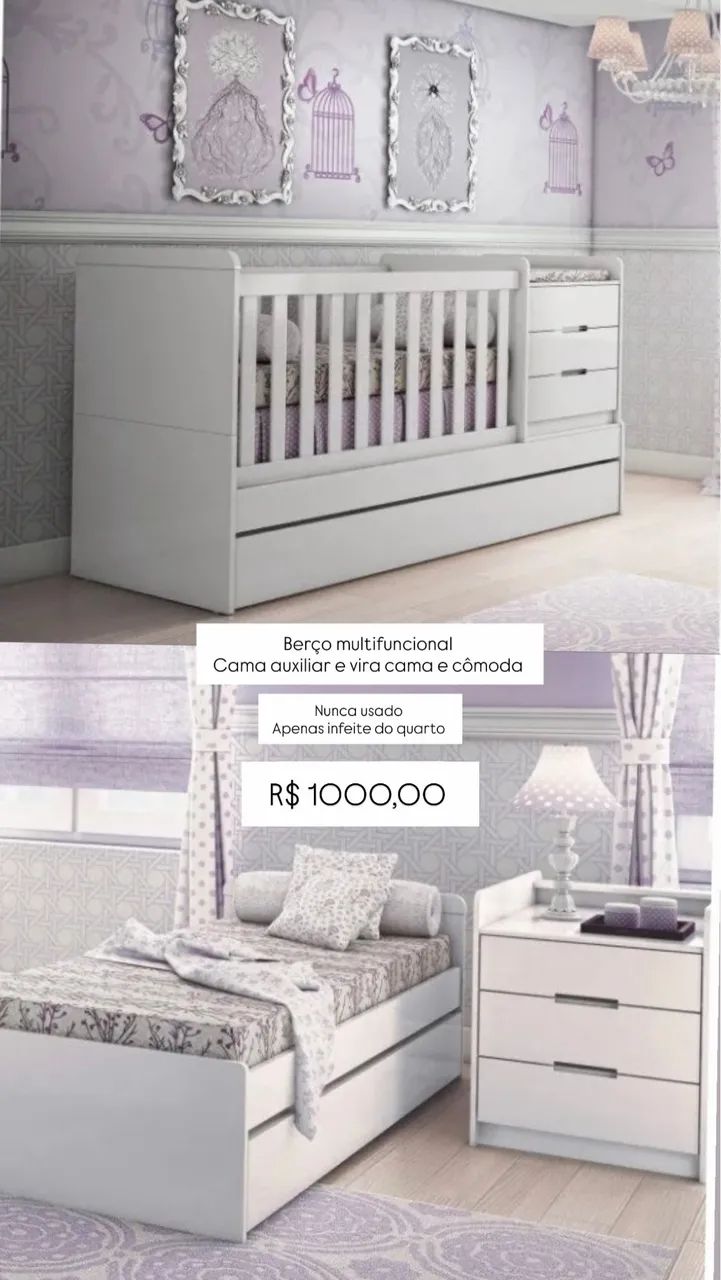 Berço multifuncional 