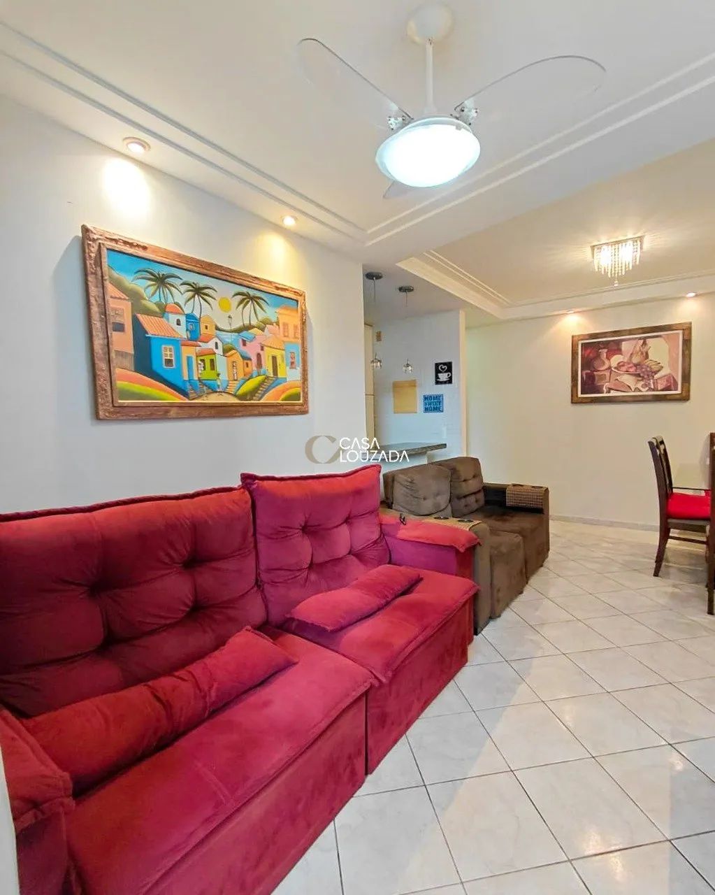 Apartamento 03 quartos com 01 suíte na Praia das Gaivotas
