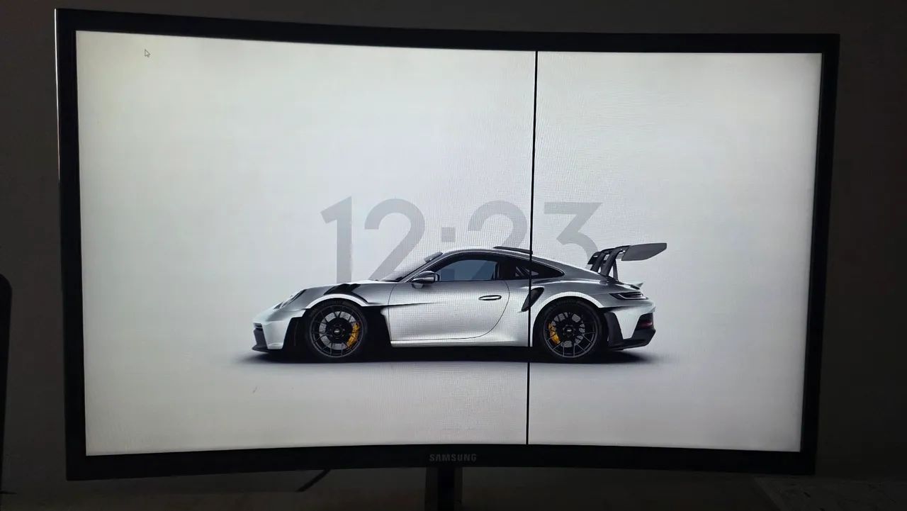 Monitor Gamer Samsung 24? Curvo 144Hz ? Com Defeito - Foto 2