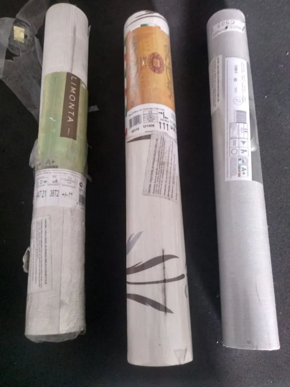 papel de parede ( 03 rolos e 3 modelos )