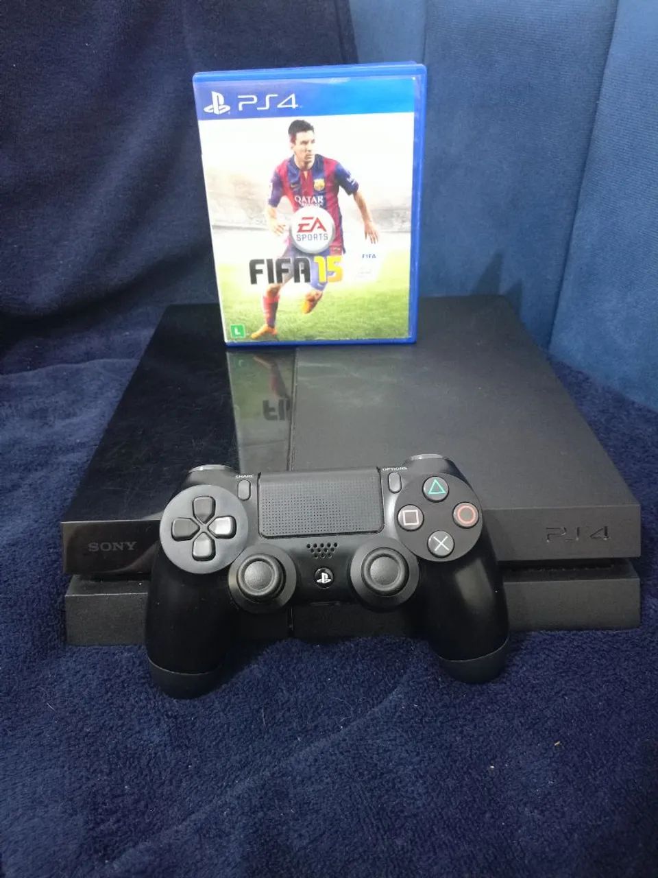 PS4 + Controle + Jogo - Funcionando Perfeitamente