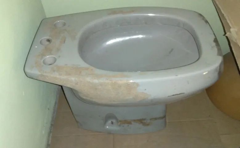 Bidê Celite 3 Furos Cinza Prata - Foto 2