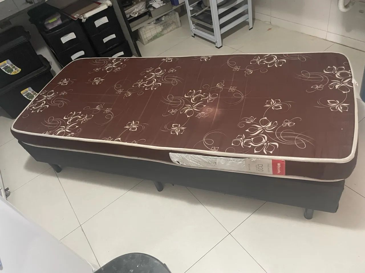 Suporte pra cama ortobom + colchão  - Foto 3