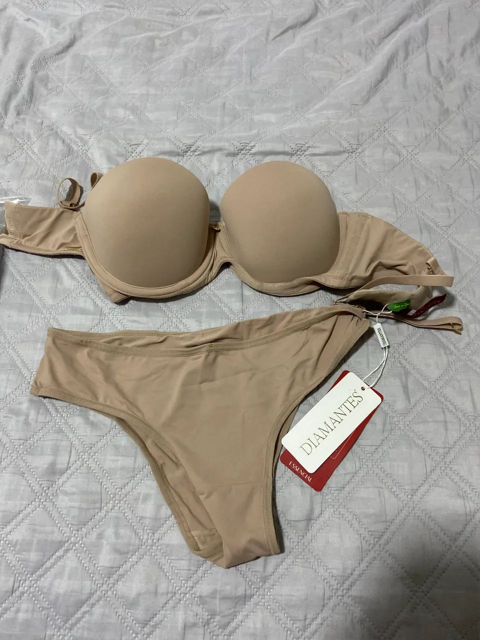 Conjunto Lingerie Sut TQC - Diamantes 