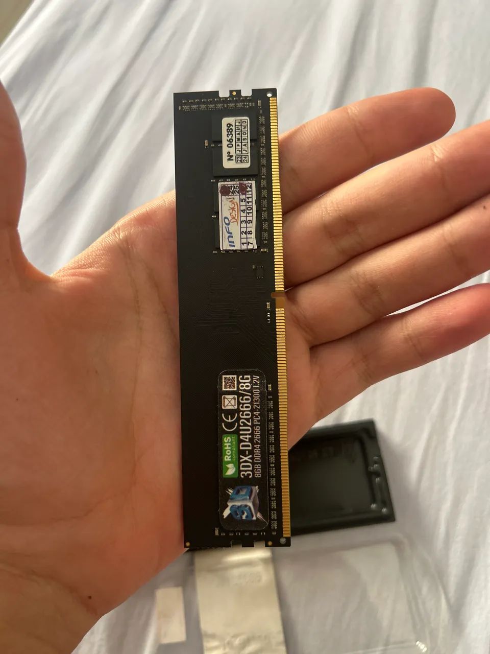 Memória ram kingston 8gb ddr4 2666mhz 