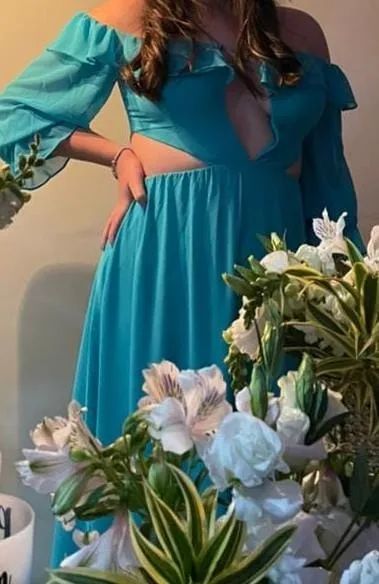 Vestido da Dot Clothing GG Azul Tiffany 