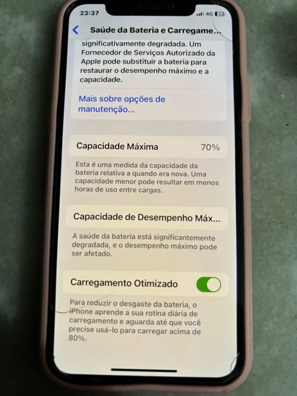 Iphone x novo 256gb branco  - Foto 3