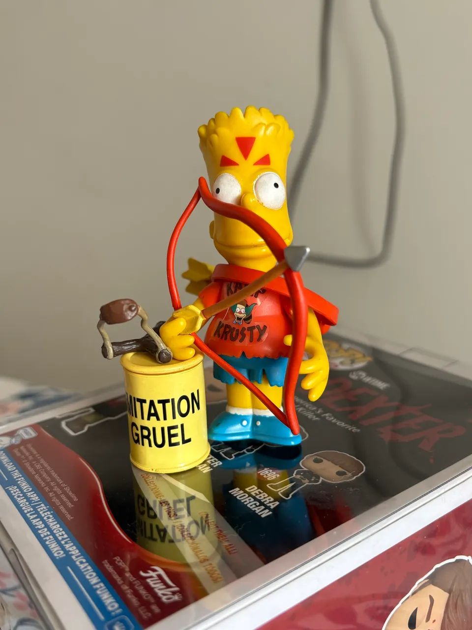 Action figure Simpsons, playmates, Bart Krusty Camp, original e completo 