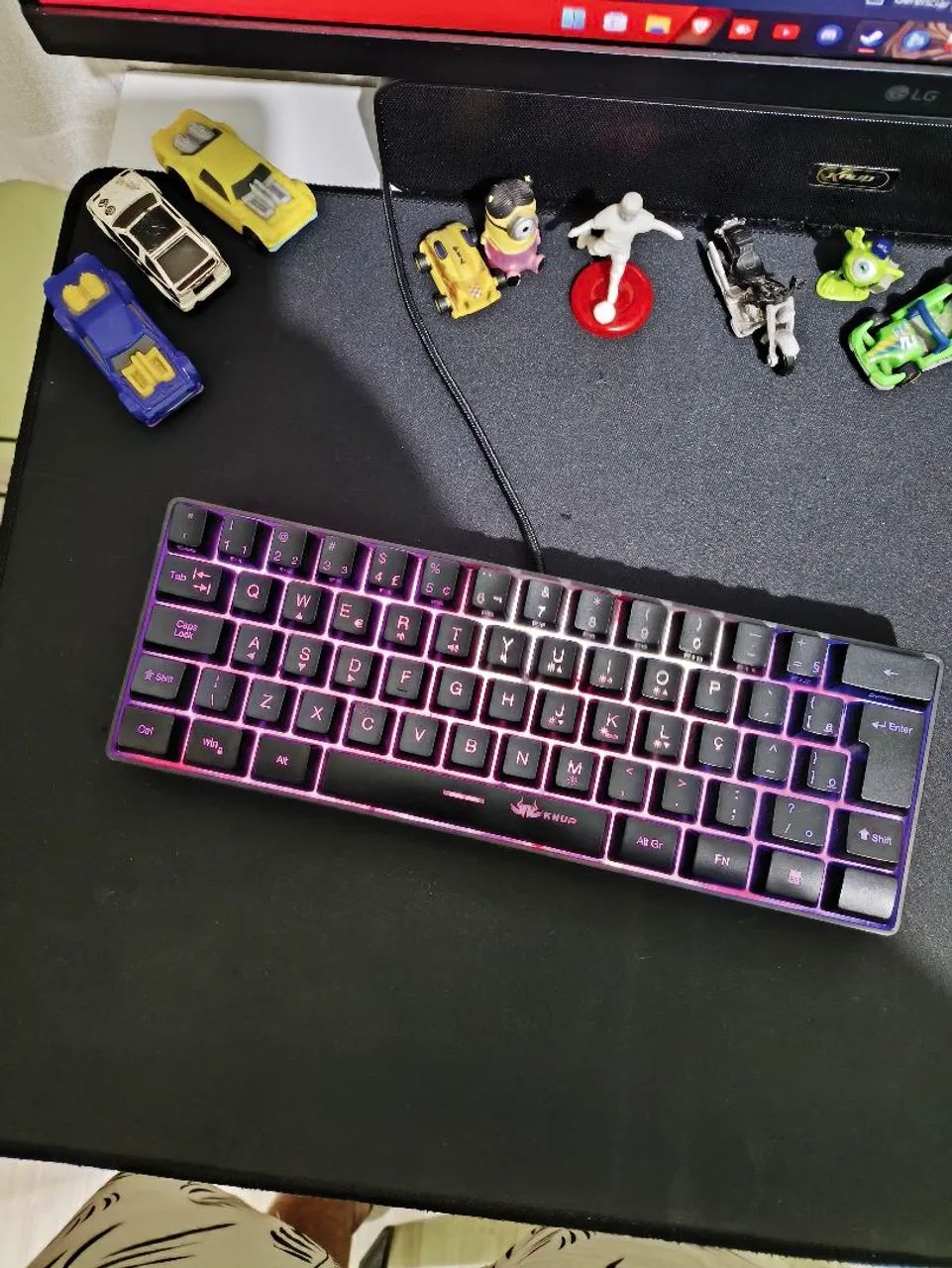 Teclado Semi mecânico KNUP Argb - Foto 2