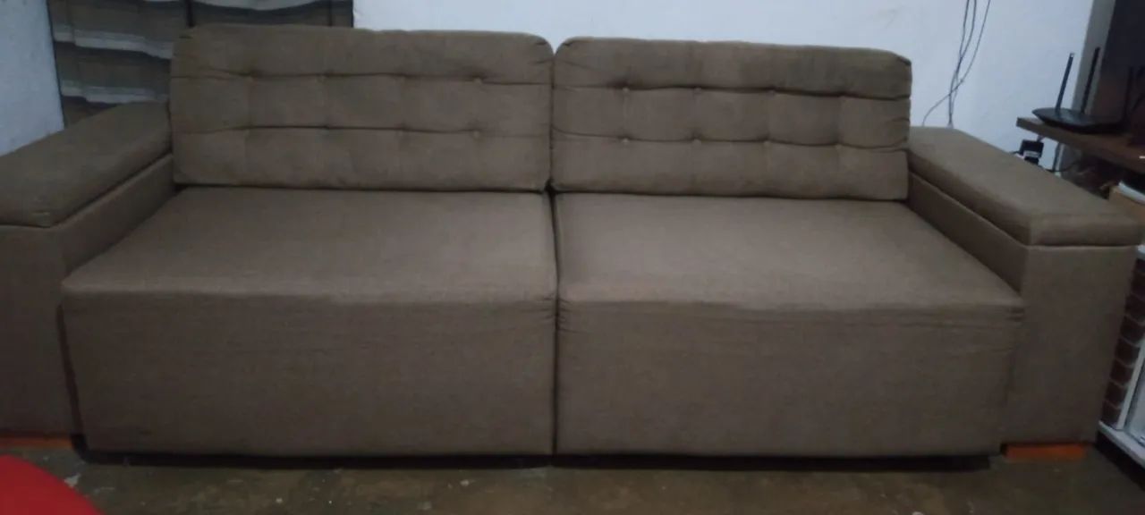 Vendo sofá retrátil semi-novo  - Foto 2