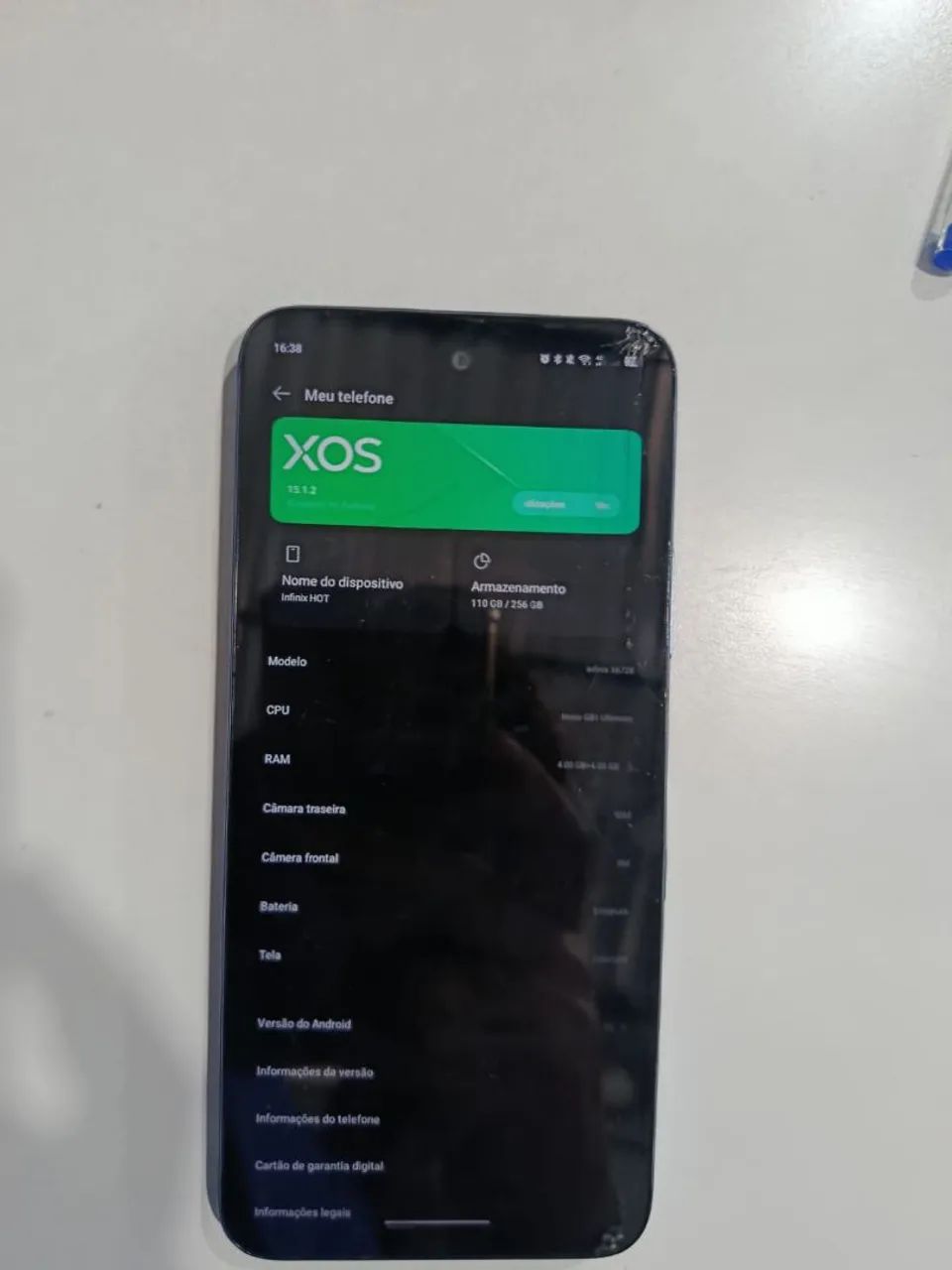 Vendo celular seminovo 256gb - Foto 4