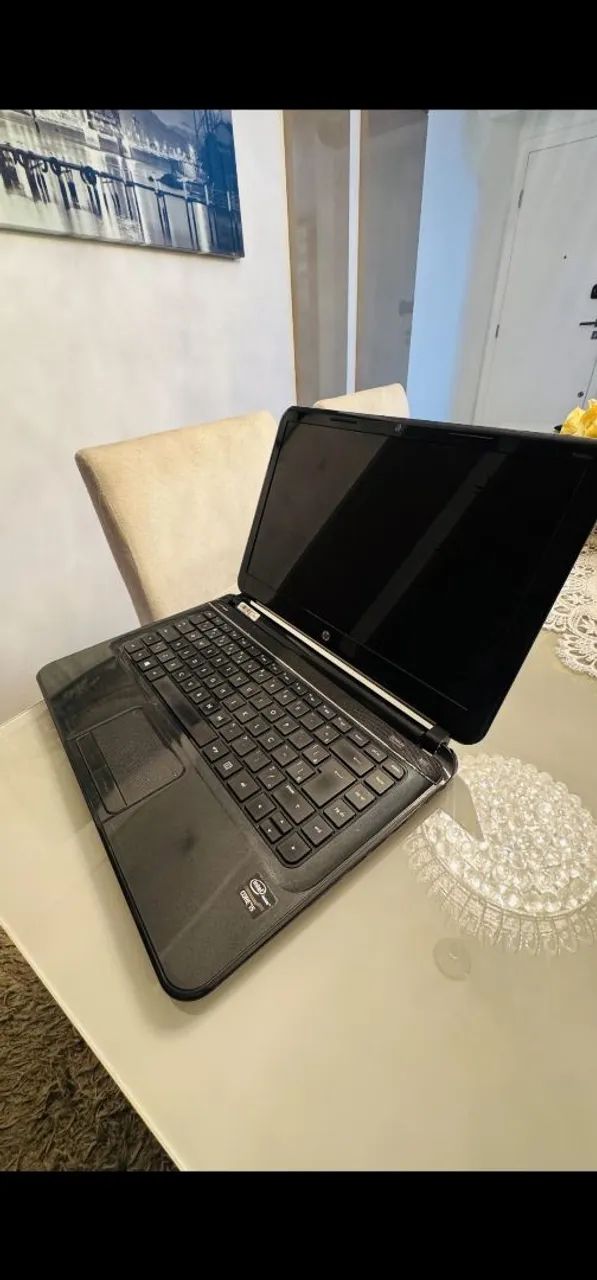 Vendo notebook HP 14, modelo 14-d006br, usado, - Foto 2
