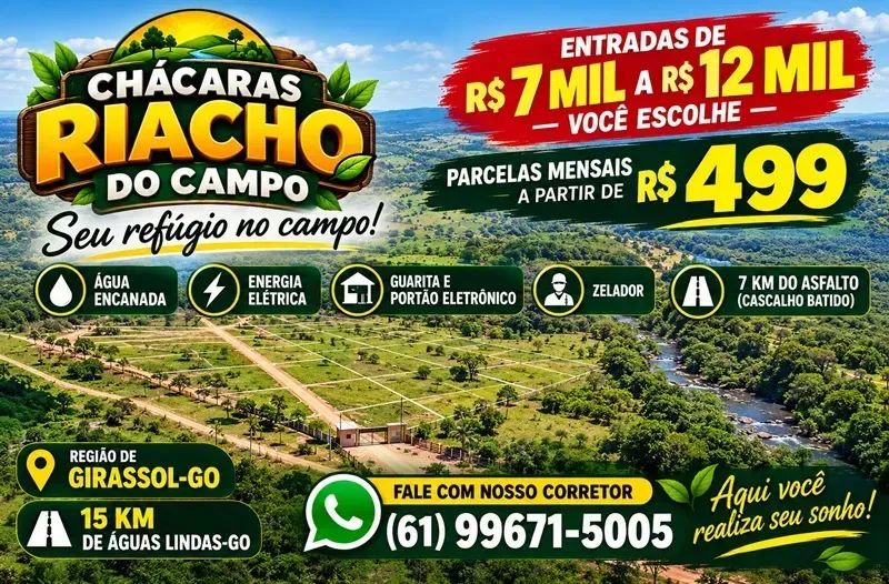Chácara com Rio e Pagamento Facilitado - Foto 2