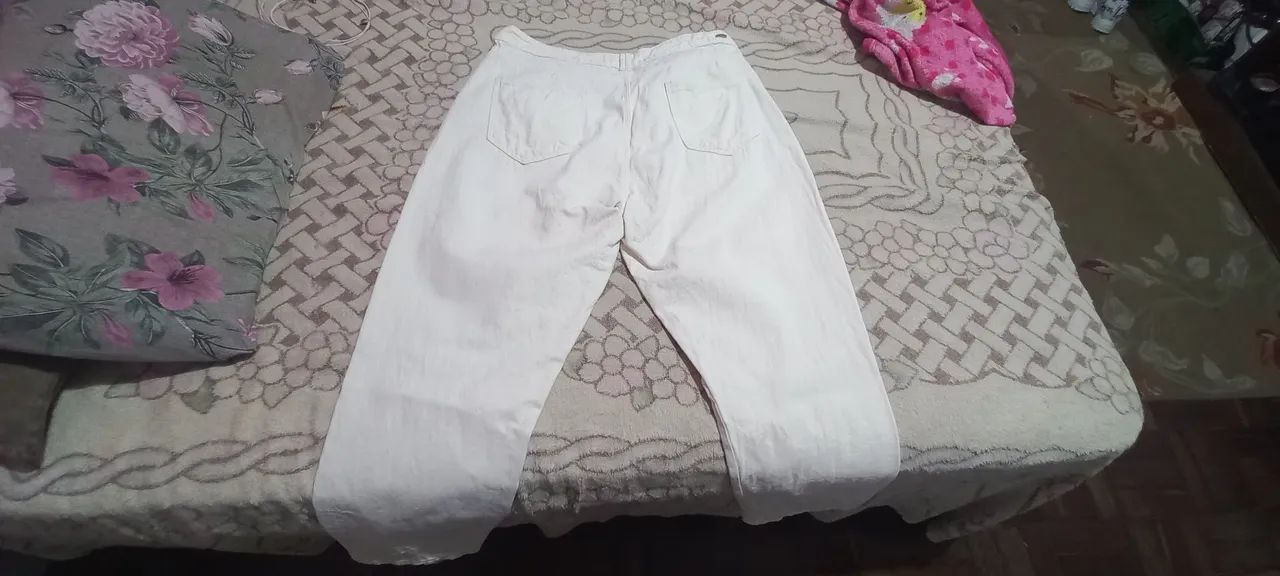 Calça Creme Número 48 - Foto 2