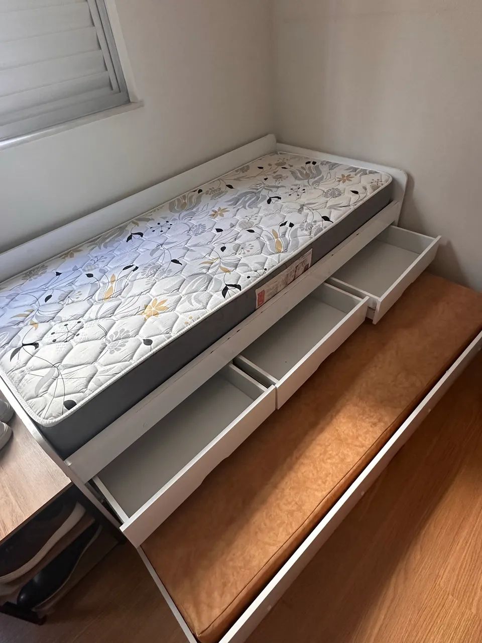 Cama solteiro com auxiliar  - Foto 3