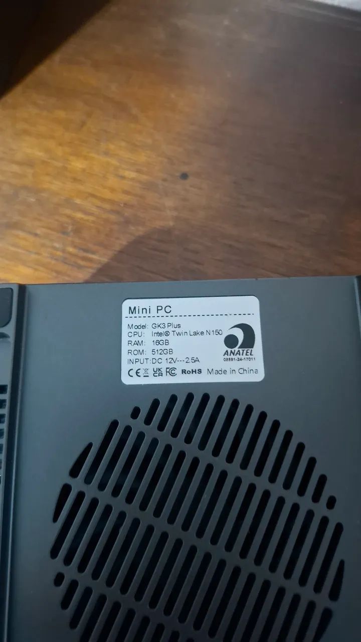 Gk3plus Mini PC n150 RAM 16 gb ssd. 512gb  - Foto 5