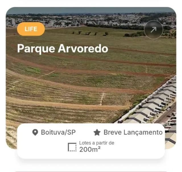 Lançamento Loteamento Arvoredo Boituva SP 