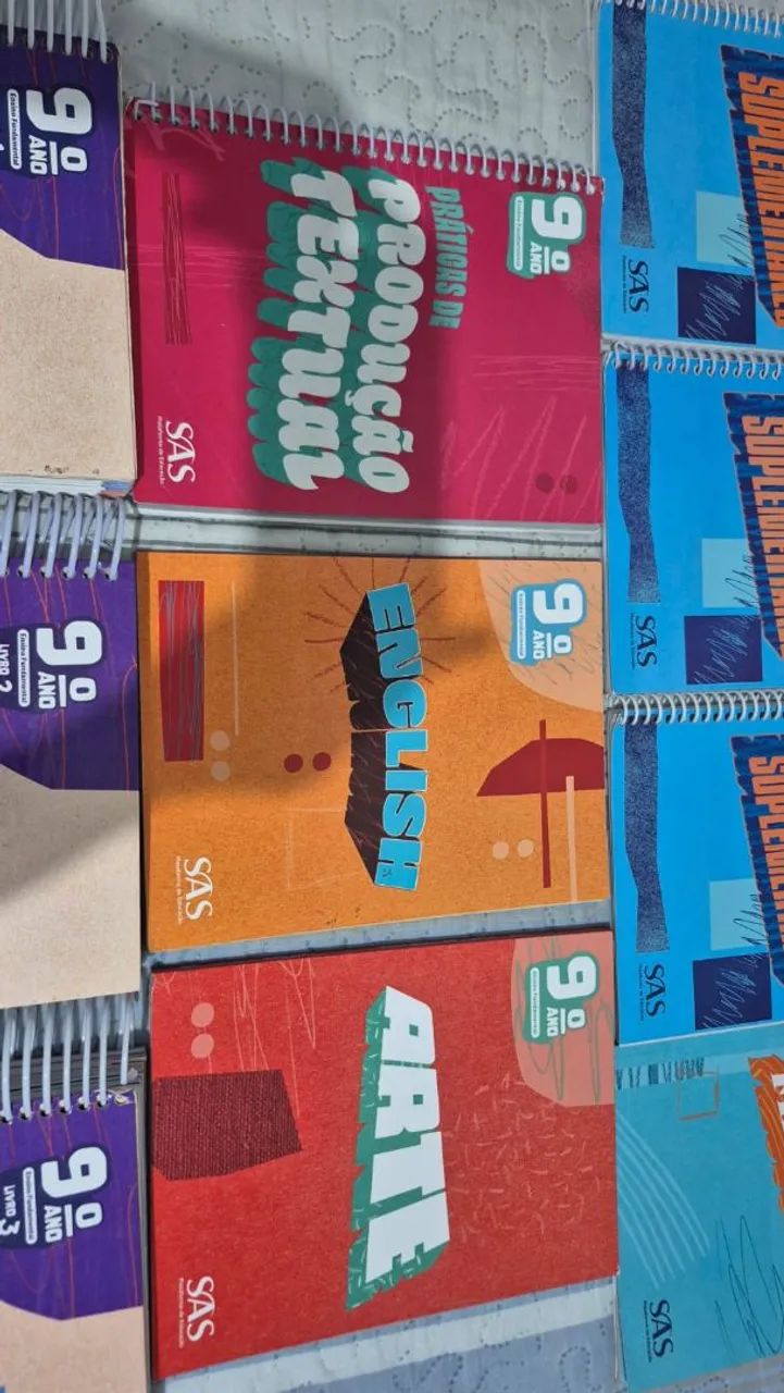 Livros 9 ano SAS completo - Livros e revistas - Padre Zé, João