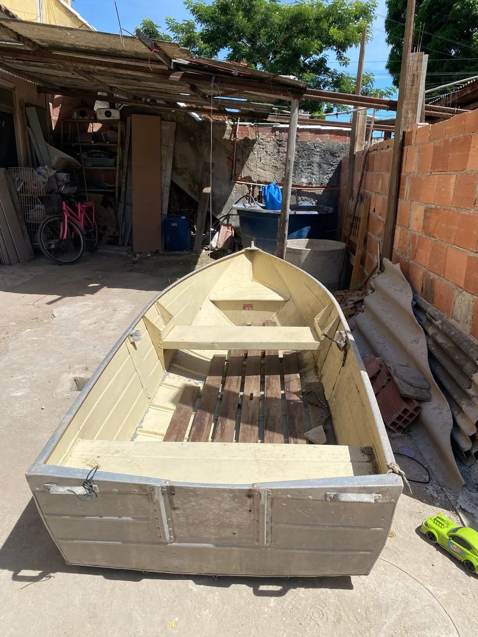 ? BARCO DE ALUMÍNIO À VENDA - ÓTIMO ESTADO - Foto 5