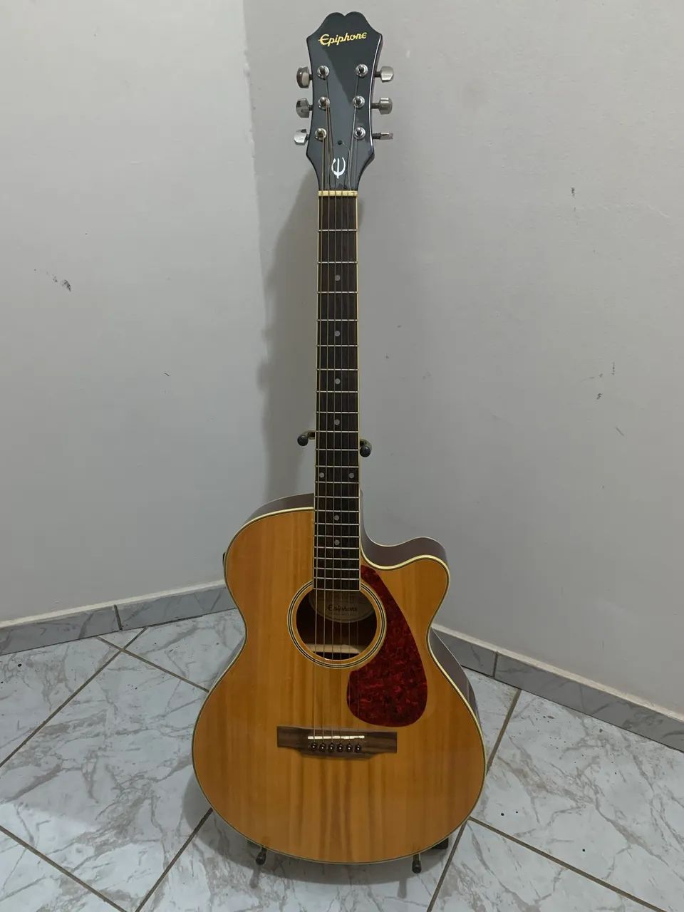 Vendo violão Epifhone PR4E - Foto 2