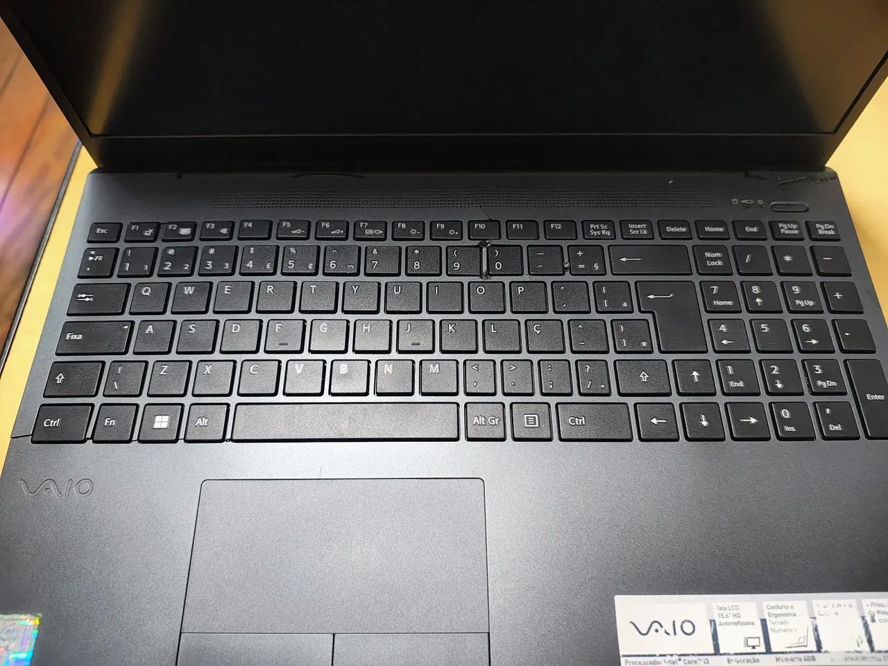 Notebook Vaio vjfe51f11x defeito - Foto 2