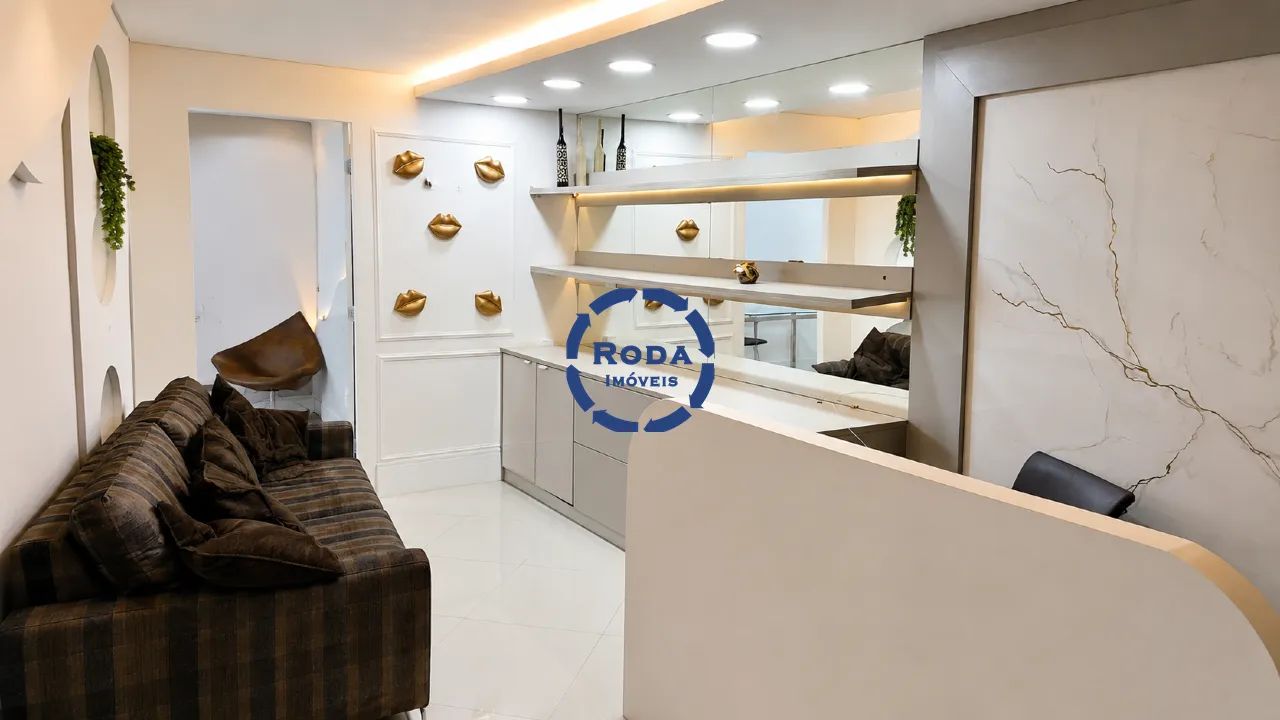Sala comercial à venda com 44 m² no Marapé/ Santos-sp - Foto 2
