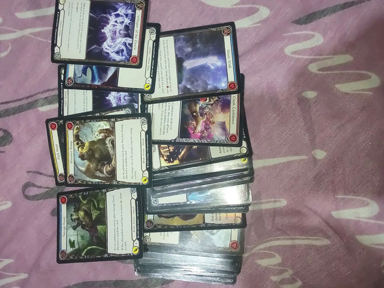 Cartas jogos Flash and Blood 
