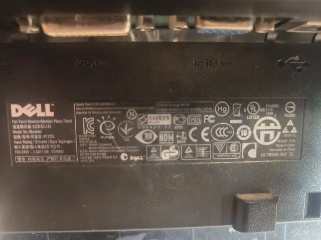 Monitor Dell de 17 polegadas p170st vga dvi - Foto 3
