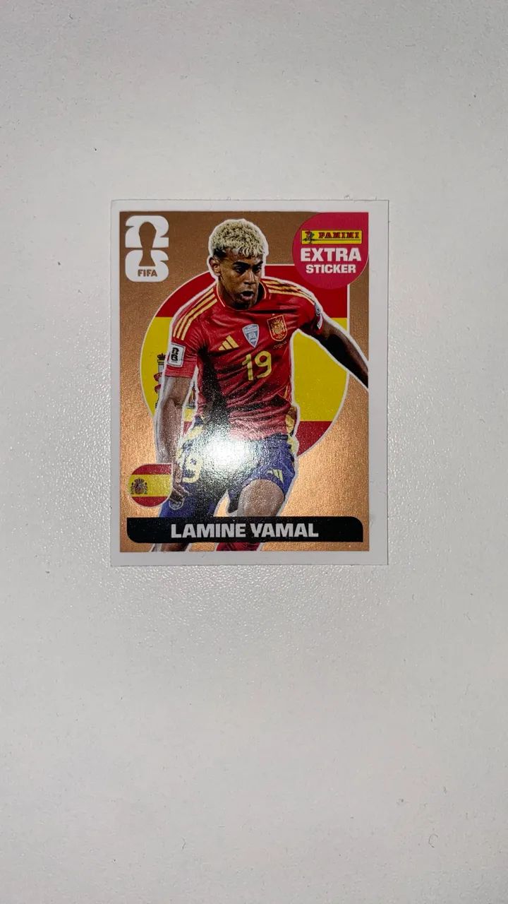 Figurinha Lamine Yamal (Ouro) - Foto 3