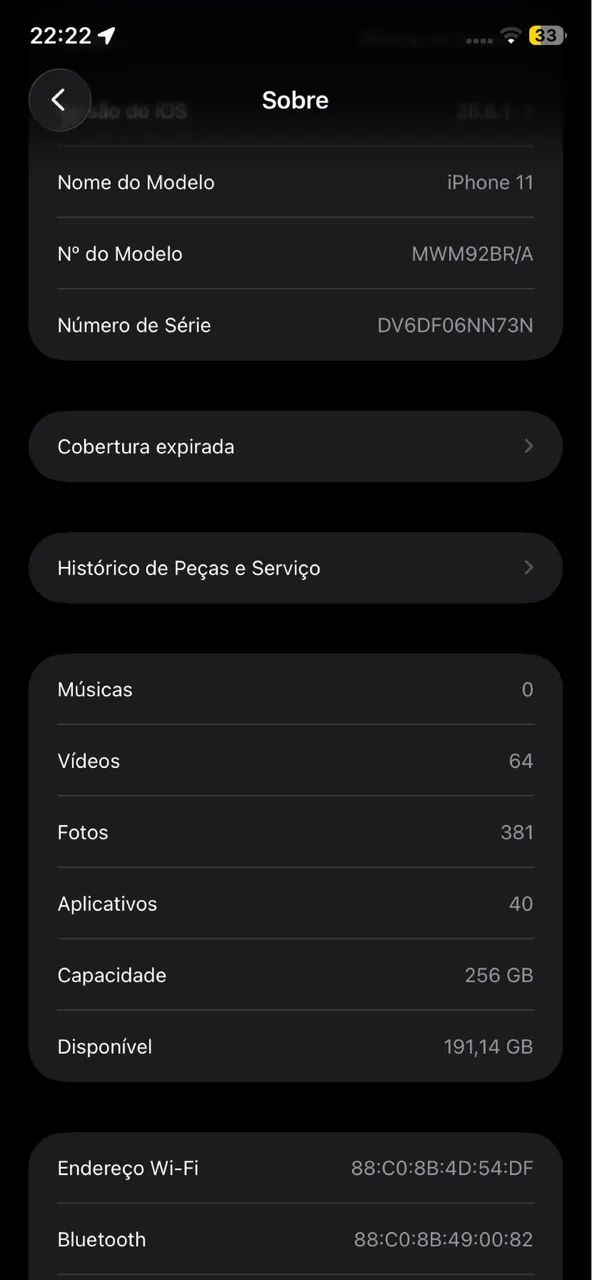 iphone 11 256gb saúde bateria 100% - Foto 3