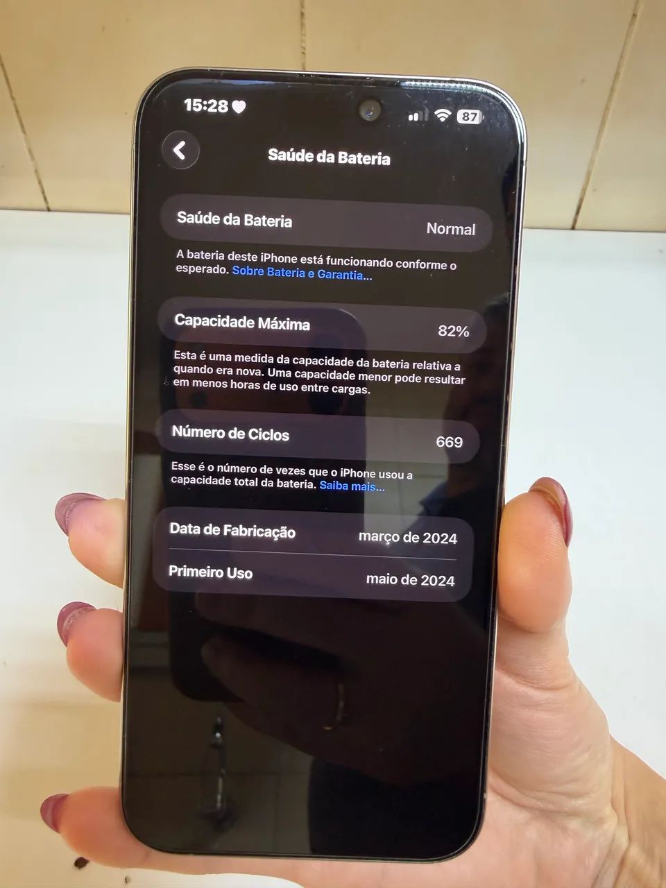 IPHONE 15 PRO MAX 256 GB - MUITO NOVO! - Foto 5