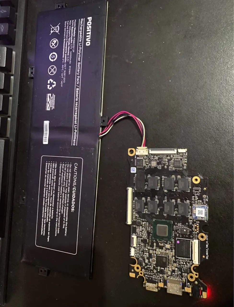 Placa + bateria de notebook positivo Motion  - Foto 2