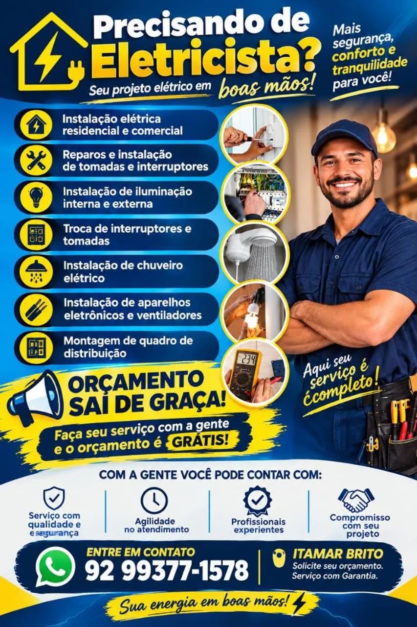Instalações e manutenções elétricas residencial e prédial