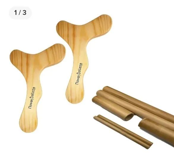 Bolsa térmica + pedras quentes + bambu e 2 pantalas - Foto 2