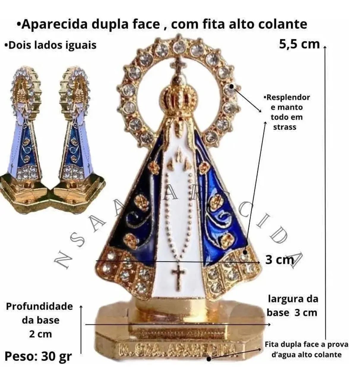 Mini Nossa Senhora Aparecida - Foto 2