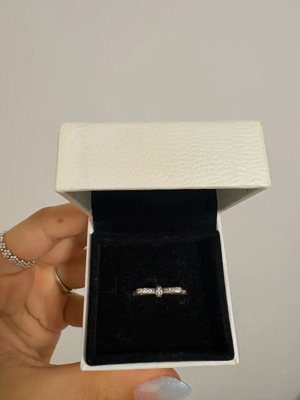 Anel Pandora Prata 925 - Foto 4