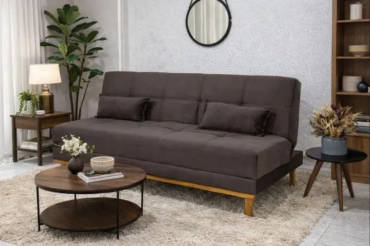 Sofá Cama Madrid 1,80m Molas Bonnel - Produto Novo! Pronta Entrega! - Foto 5
