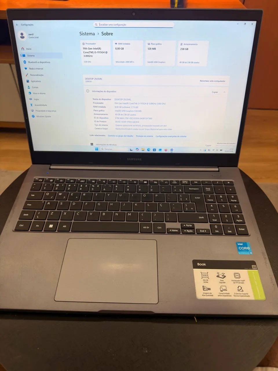 Notebook Samsung i3 11Ger - Foto 2