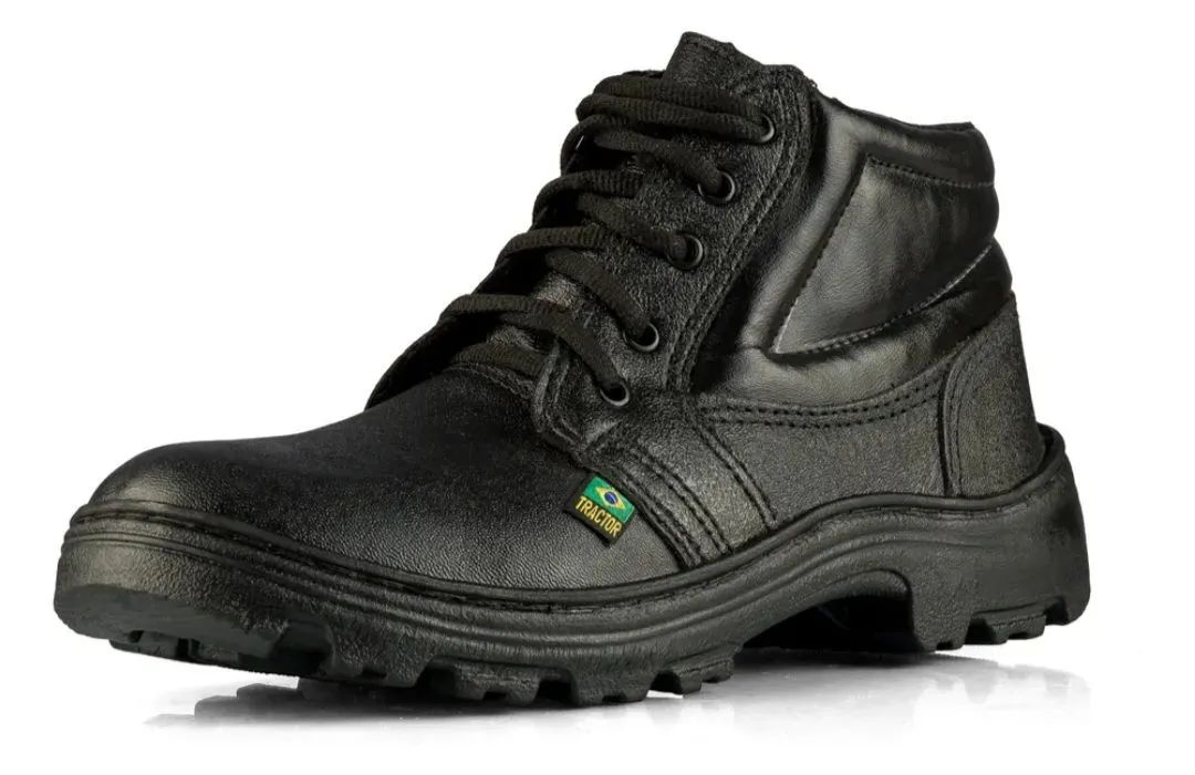 Bota de Segurança couro estilo Militar - Foto 2