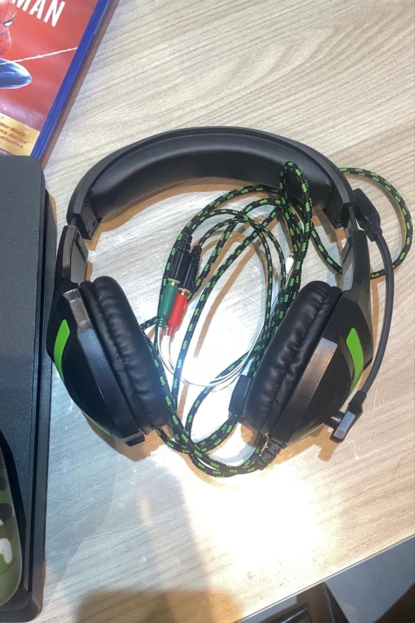 PS4 Slim Completo + 5 Jogos + Controle Original + Headset | Revisado - Foto 3