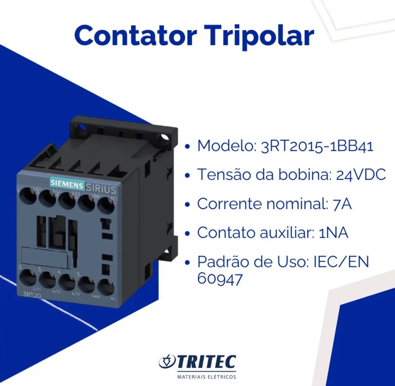 Relê térmico e contator  - Foto 2
