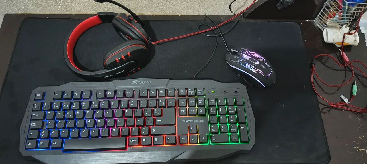 ? Kit Gamer X-Strike Completo - Teclado, Mouse, Headset e Mousepad - Foto 3