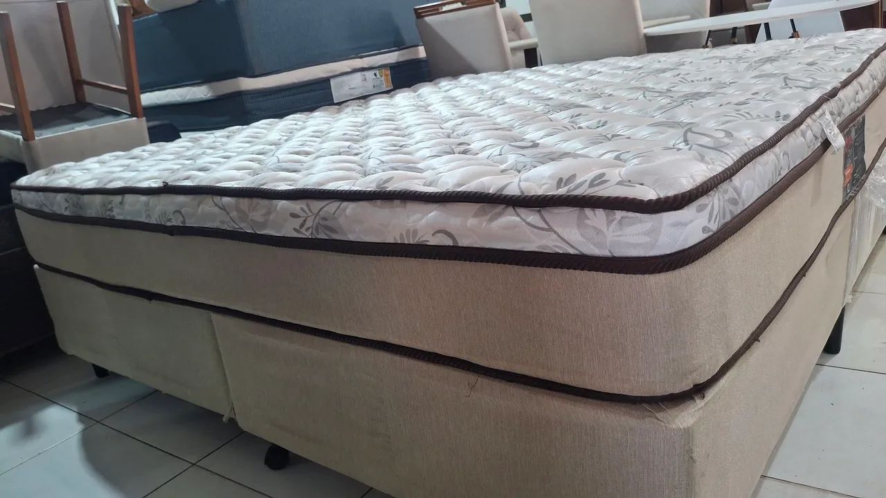 CAMA BOX SUPER KING CASTOR CONSERVADA  - Foto 5